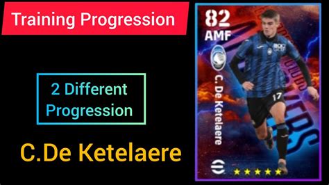 C De Ketelaere Max Training Progression Efootball YouTube