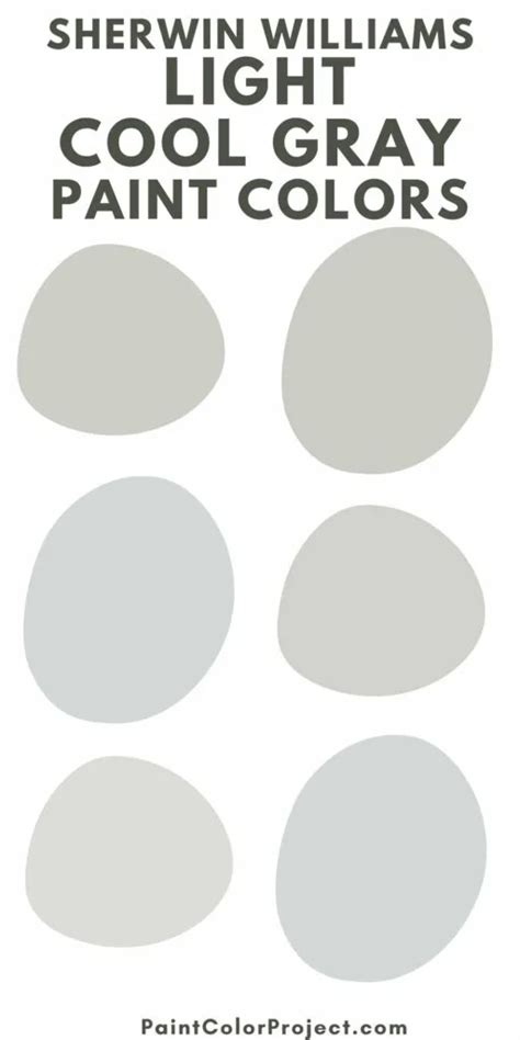 22 best Sherwin Williams Cool Gray Paint Colors - The Paint Color Project