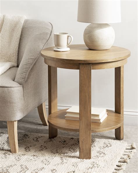 Latitude Run Prayash Round Living Room Side Table Wayfair Canada