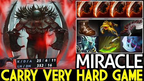 Miracle Bloodseeker Epic Monster Carry Very Hard Game Dota Youtube