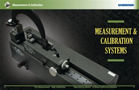 Measurement & Calibration - Gagemaker