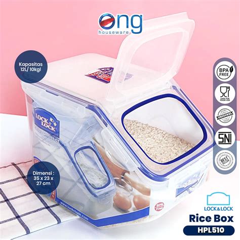 Jual ONG Housware LocknLock Rice Case Box Tempat Wadah Penyimpanan