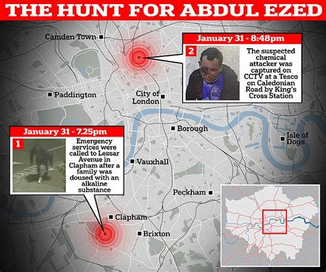 Police Release New Photo Of Clapham Chemical Attacker Abdul Ezedi With