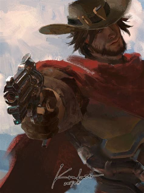 Krabat | Mccree overwatch, Overwatch fan art, Overwatch