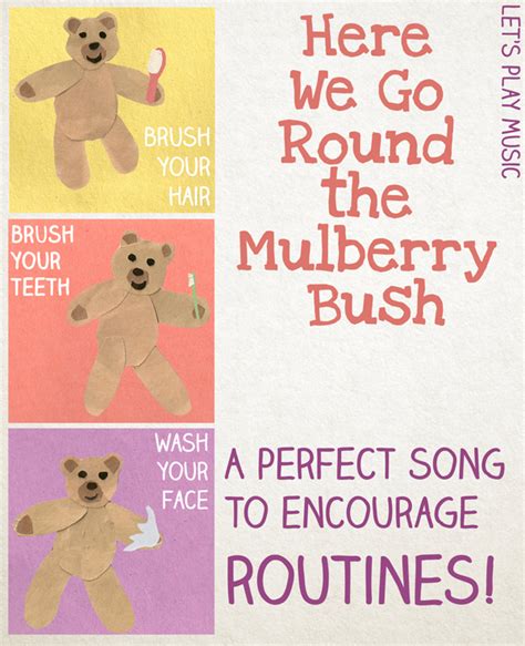 Here We Go Round The Mulberry Bush : Teaching Routines - Let's Play Music