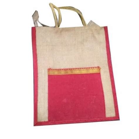 Plain Loop Handle Zipper Jute Shopping Bag Capacity 10 Kg At Rs 60