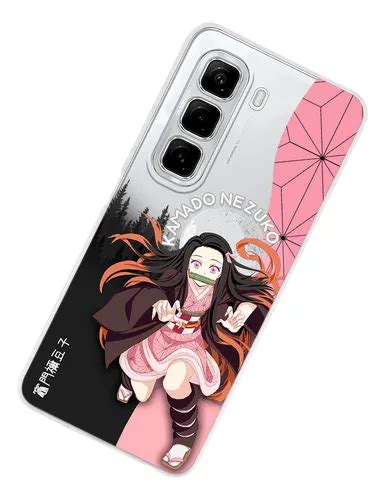 Funda Para Infinix Nezuko Kimono Anticaídas Demon Slayer Nezuko Hot i Envío gratis