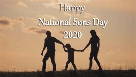 National Sons Day - Happy National Sons Day 2020 Photos, Quotes, Wishes ...