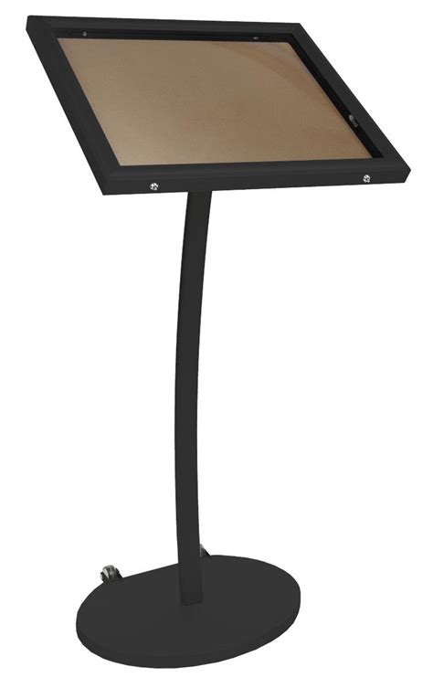 Cork Board Stand Freestanding Outdoor Sign Holder