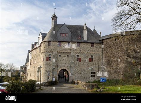 Schloss Burg -castle in Solingen, Germany, is a famous travel ...