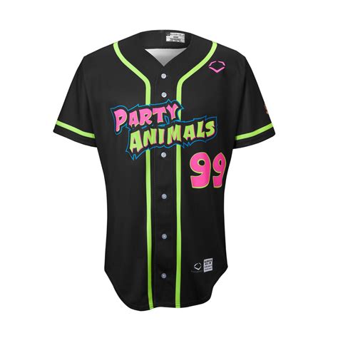 Party Animals Evoshield Jersey Black The Savannah Bananas