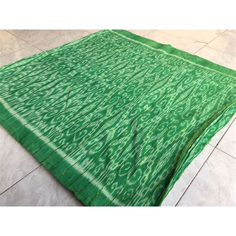 Jual Tenun Ikat Motif Dayak Kalbar Warna Green Sage Tenun Kalimantan