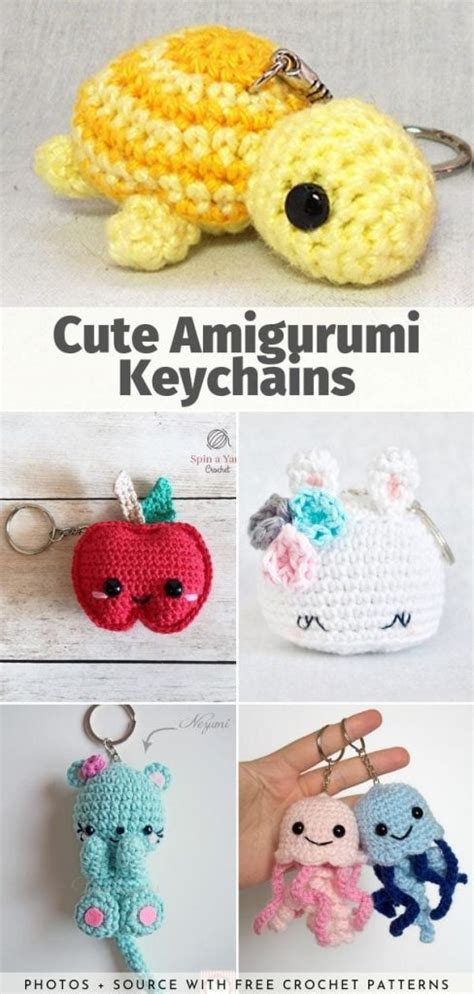 Super Cute Amigurumi Keychain Free Crochet Patterns Your Crochet