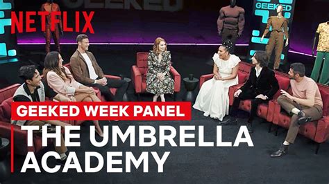 The Umbrella Academy Cast Panel Exclusive Clips Netflix Geeked Week