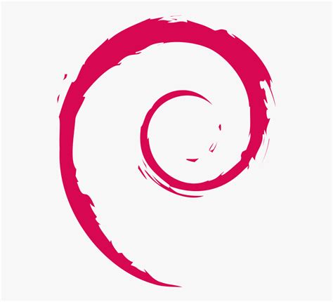 svg swirls circle debian logo svg  transparent clipart clipartkey