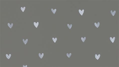 White Heart Shapes In Gray Wall HD Gray Wallpapers | HD Wallpapers | ID #44596