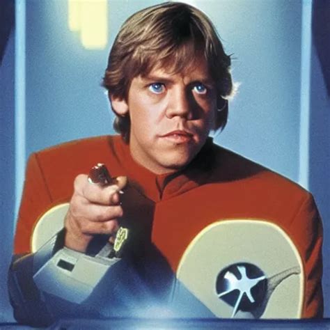 Luke Skywalker As A Member Of Star Fleet On Star Trek Stable