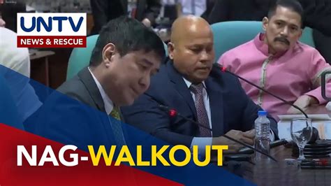 Sen Tulfo Nag Walkout Dahil Sa Umano Y Pagsisinungaling Ng Mga Pulis