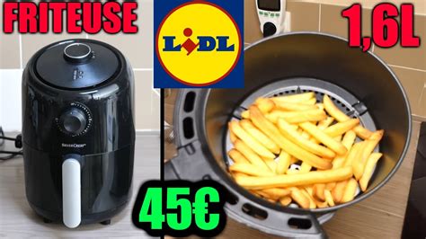 LIDL friteuse à air chaud SILVERCREST SHF 1000W sans huile silencieuse