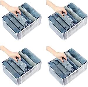 Kit 4 Colmeia organizadora para calça jeans bermuda toalha roupa