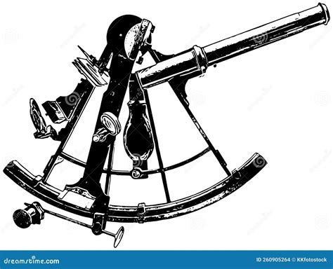 Marine Sextant Ship Navigation Nautical Compass Vector 59 Off