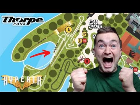 Thorpe Park Map For Has Been Revealed Of Hyperia Youtube