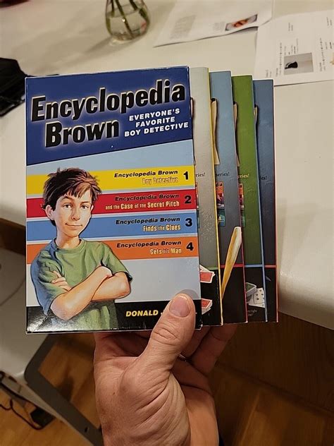 Encyclopedia Brown Box Set 4 Books Paperback By Sobol Donald J Lot Of 4 9780142409855 Ebay