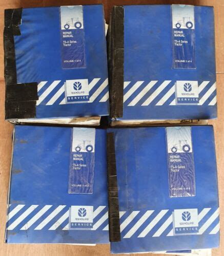 New Holland Tsa Series Tractor Service Manual Volumes Ebay