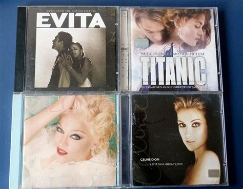 Cole O Cd Div S Madonna Celine Dion Trilha Sonora Filme Titanic