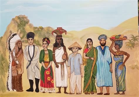diverse cultures acrylic painting cultural diversity  history