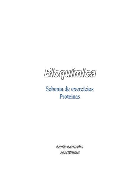 PDF 2 EXERCICOS PROTEINAS Pdf DOKUMEN TIPS