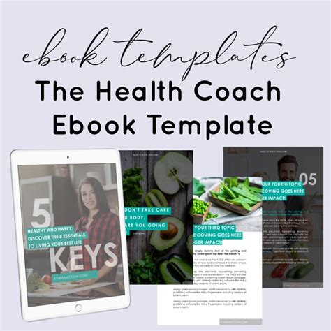 Health Coach Ebook Template Editable And Rebrandable Health Coach