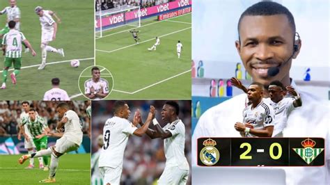 REAL MADRID 2 0 REAL BETIS KYLIAN MBAPPÉ BRIYE DOUBLE MVP BAT