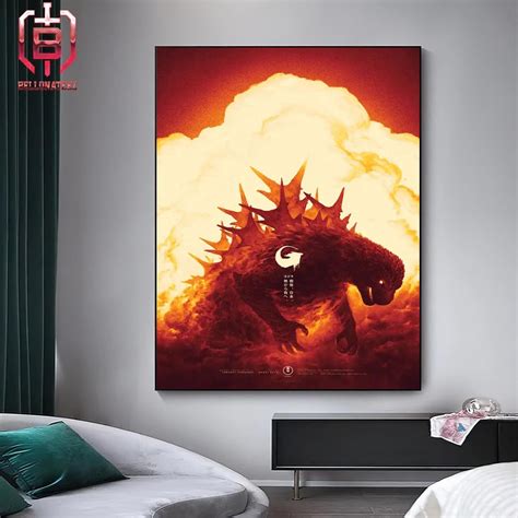 New Poster Nuclear Godzilla For Godzilla Minus One Home Decor Poster ...