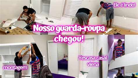 MONTANDO NOSSO GUARDA ROUPA NOVO YouTube