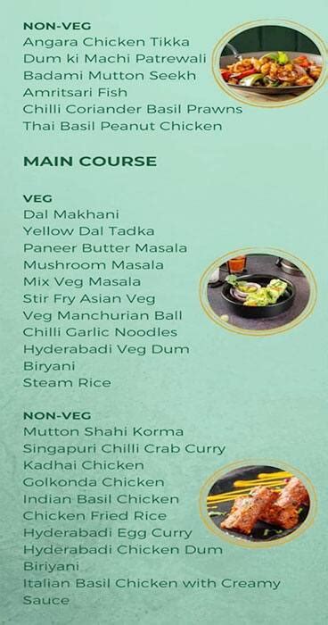 Menu at The Globe Grub, Hyderabad