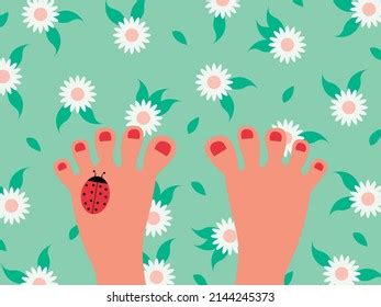 Woman Walking Naked Field Grass Over 4 Royalty Free Licensable Stock Illustrations Drawings