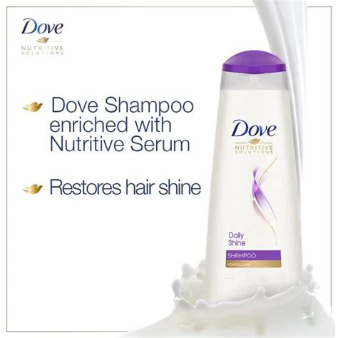 dove nutritive solutions daily shine shampoo  ml jiomart