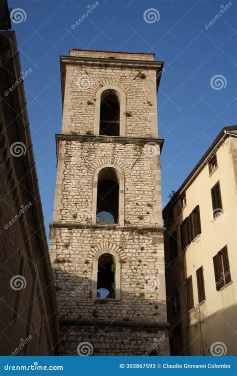 Historic Buildings of Potenza, Basilicata, Italy Stock Image - Image of ...