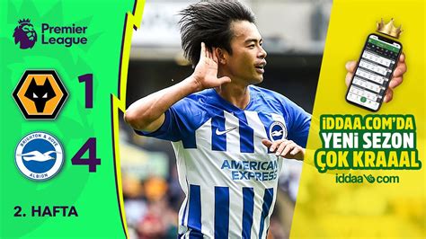 iddaa Wolverhampton 1 4 Brighton 2 Hafta MAÇ ÖZETİ Premier