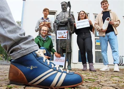 Aktion für faire Schuh Produktion in St Wendel