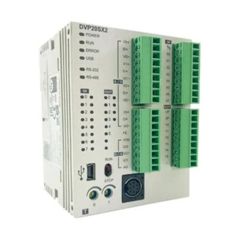 Controlador lógico programável CLP DVP20SX211R DELTA DVP SX2 Ana