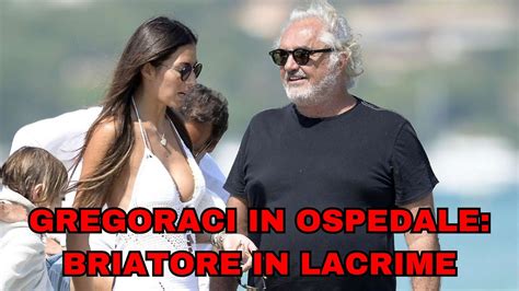 ELISABETTA GREGORACI RICOVERATA IN OSPEDALE BRIATORE IN LACRIME YouTube