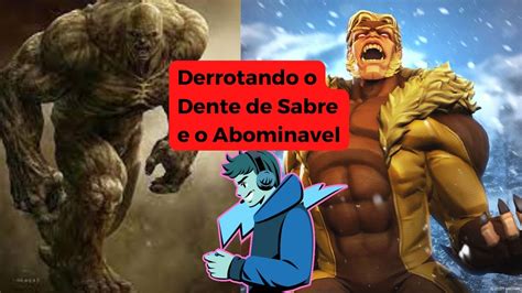 Derrotando o Dente de Sabre e o Abominável de novo YouTube