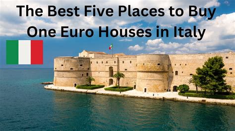 One Euro Houses In Italy The Best Five Places To Buy Youtube