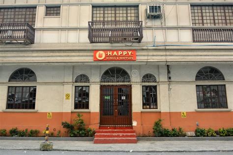 Happy Wings And Waffle Facade At Intramuros Walled City In Manila