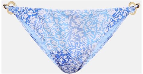 Heidi Klein Stella Maris Ring Bikini Bottoms In Blue Lyst UK