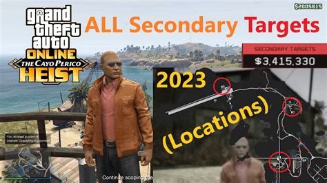 100 Find ALL Secondary Target Locations Cayo Perico Heist Scope