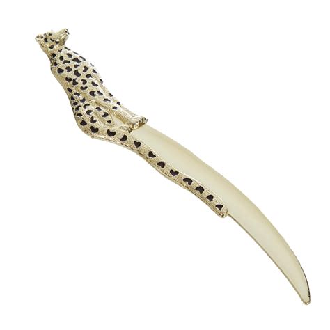 НОЖ ЗА ПИСМА ЛЕОПАРД Д18CM Ш3CM