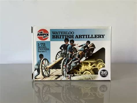 AIRFIX 1 72 Waterloo British Artillery Model Kit Figures 19 95